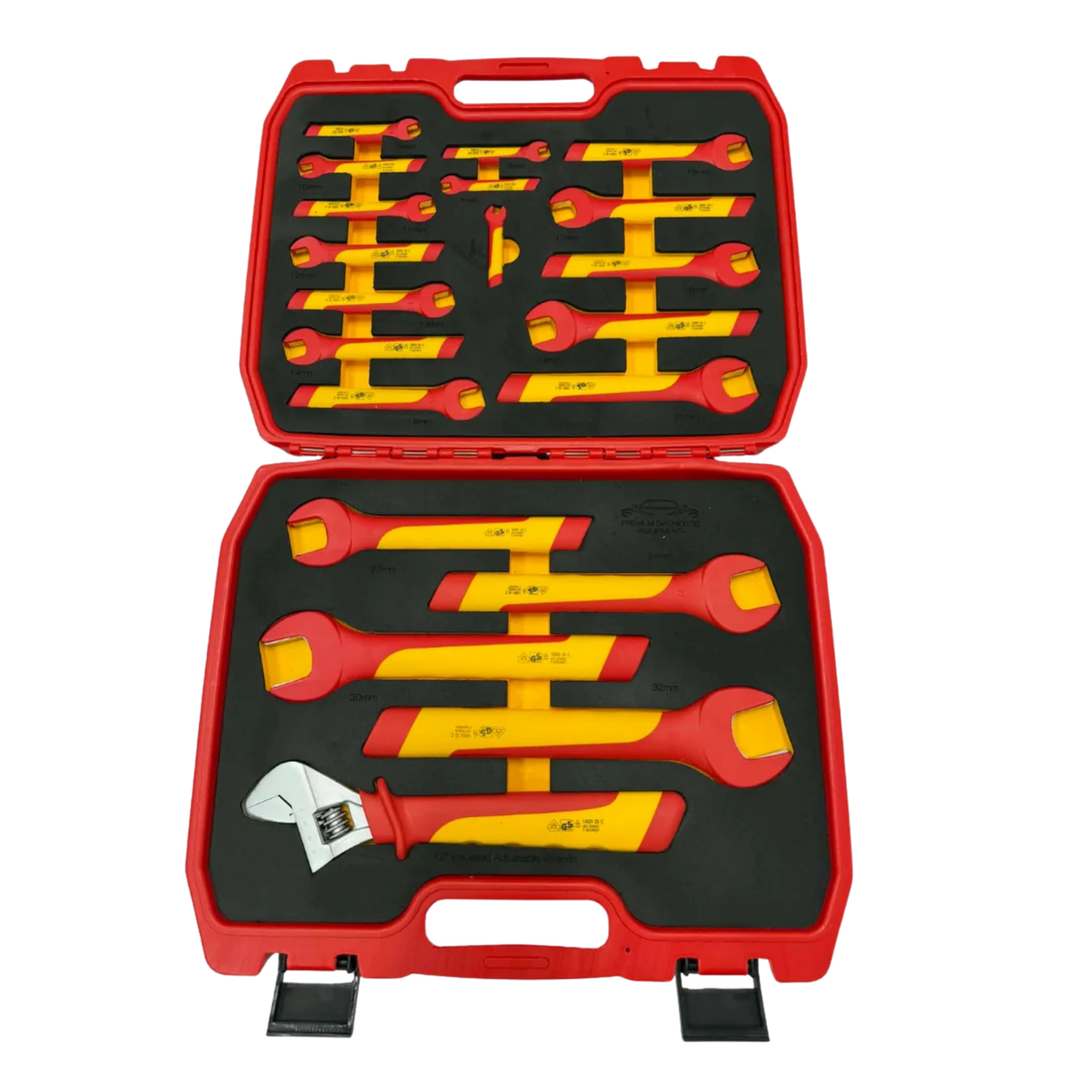PDE VDE Insulated Spanner Tool Set 20PCE