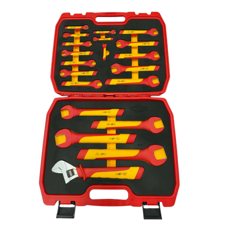 PDE VDE Insulated Spanner Tool Set 20PCE