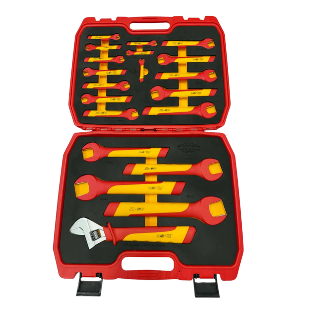 PDE VDE Insulated Spanner Tool Set 20PCE