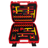 PDE 48PCS VDE Insulated Tool Kit Ratchet Socket Set