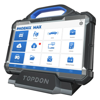 Topdon Phoenix Max Professional Diagnostic Scan Tool 12/24 V With Or Without Truck Adapter Kit