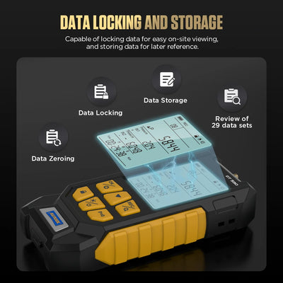AUTOOL PT530 data locking and storage