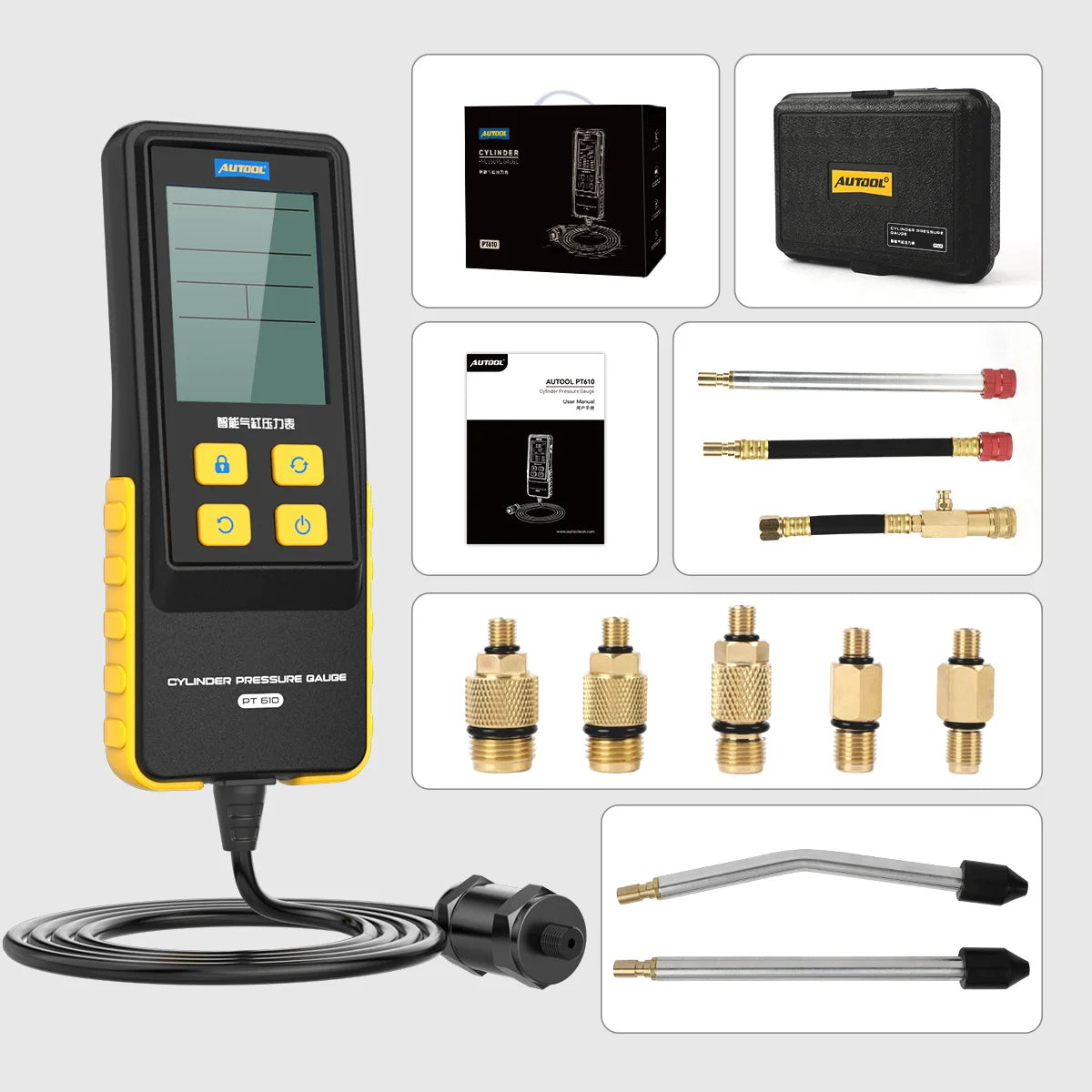 AUTOOL PT610 set with accessories
