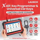X431 key programmer and car keys