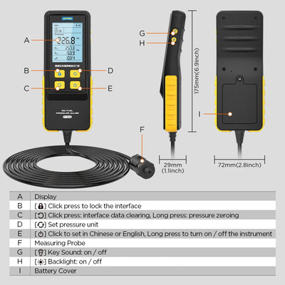 AUTOOL PT640 technical diagram with labeled parts