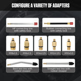 AUTOOL PT610 variety of adapters