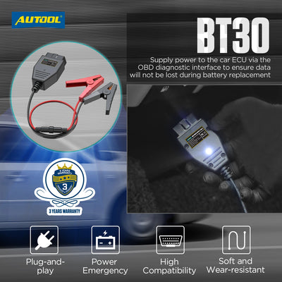 AUTOOL BT30 features