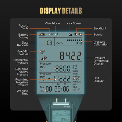 AUTOOL PT530 display details