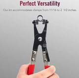 PDE Hose Clamp Plier Kit 9pce