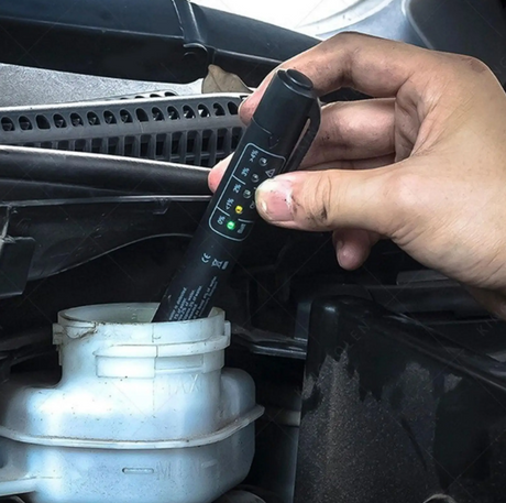 checking brake fluid condition using the Universal Brake Fluid Tester Pen