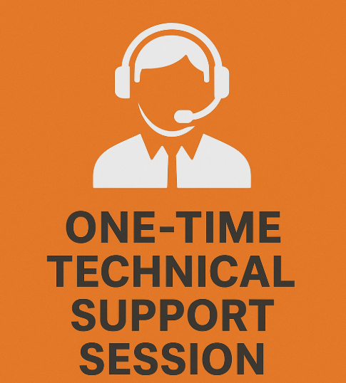 One-Time Technical Support Session – Up to 1 Hour