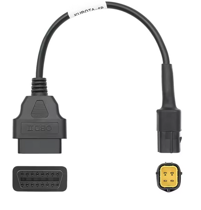 Kubota 4 Pin OBD Heavy Duty Adapter Cable