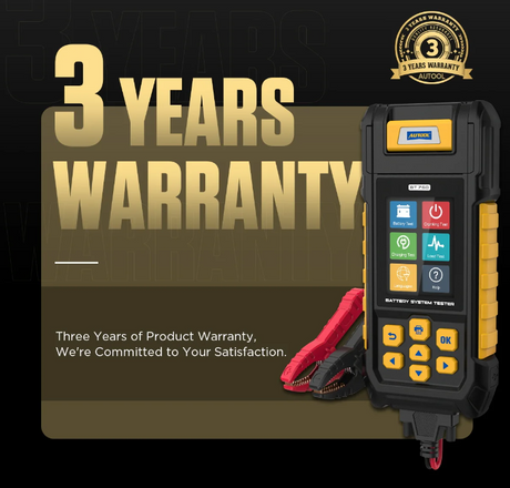 AUTOOL BT760 warranty