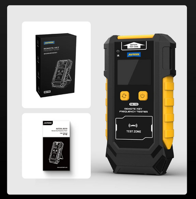 AUTOOL RE110 remote key frequency tester with packaging
