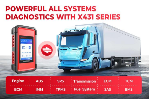 Launch X431 SmartLink C HD Lite all systems diagnostics with X431 series