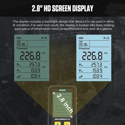 AUTOOL PT640 HD screen display