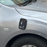 AutoStop Shock Pro attached to a silver car