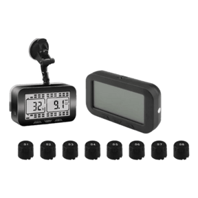 TPMS solar powered tyre pressure monitoring system 8 wheels