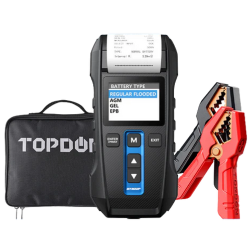 Topdon BT300P Battery Tester 12V 24V With Printer