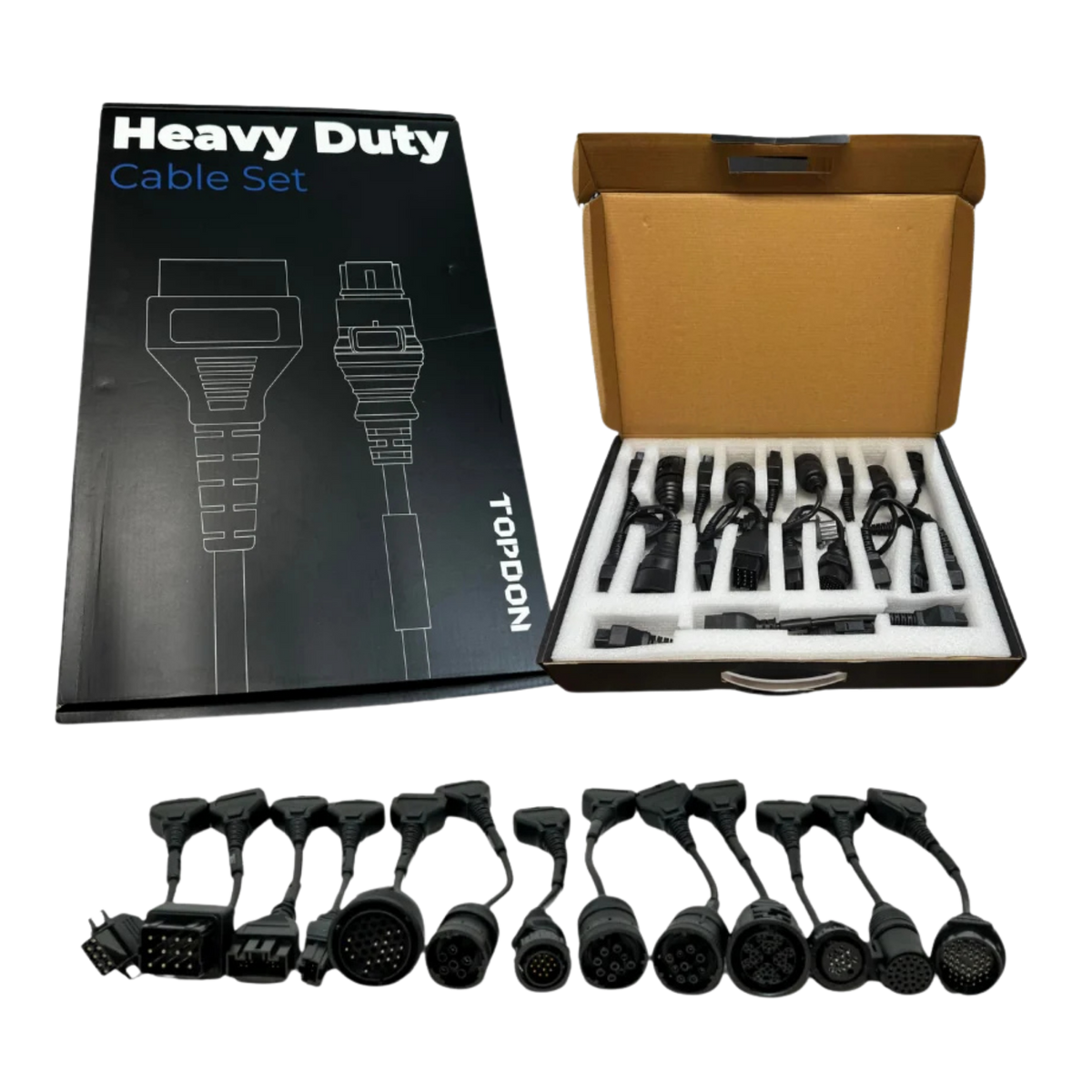 Topdon Heavy Duty Truck Adapter Cable Set 24V