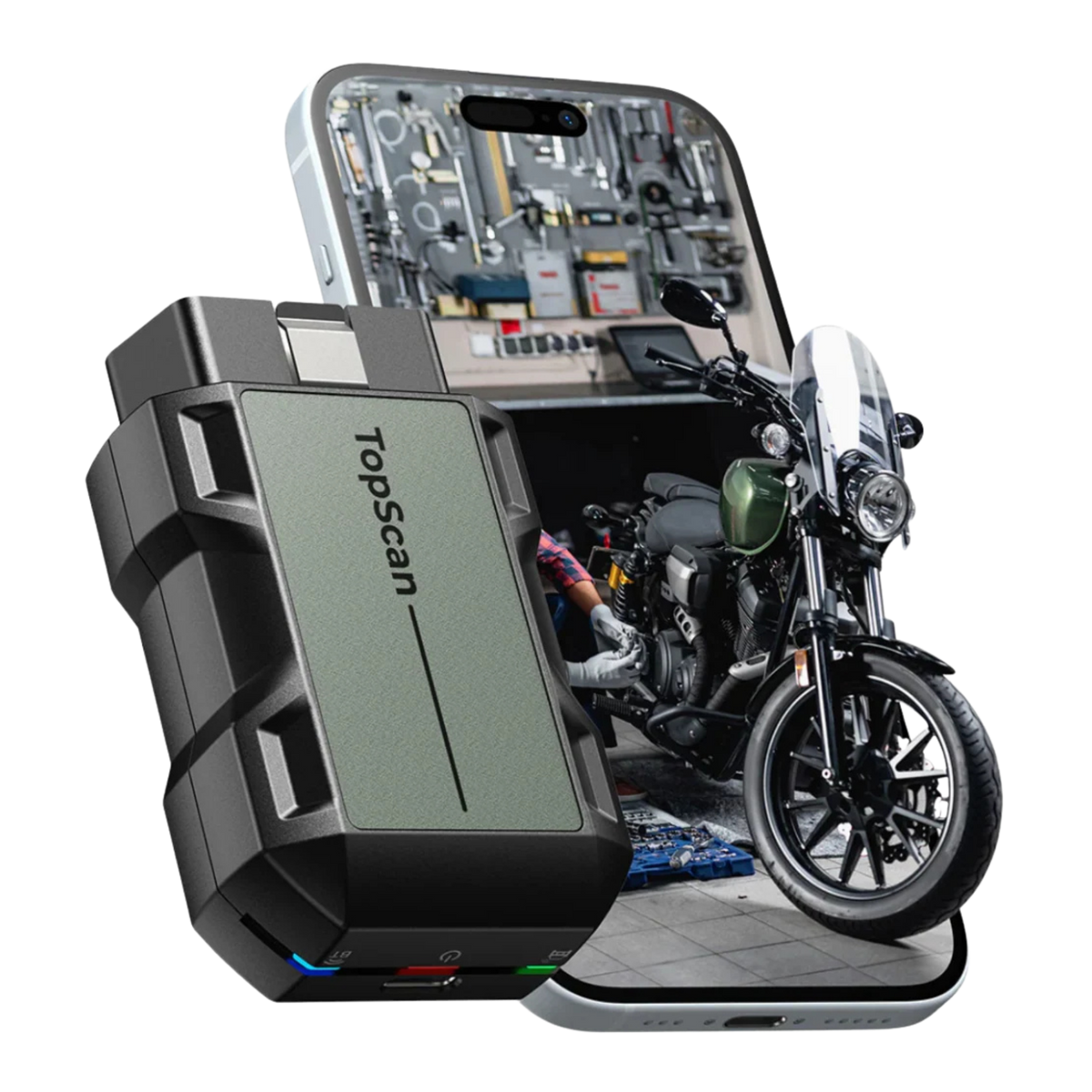Topdon TopScan Moto Bluetooth Scan Tool for Motorbikes