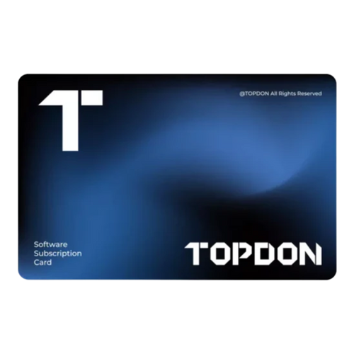 Topdon software subscription card