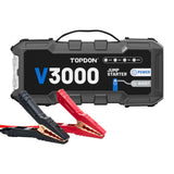 Topdon V3000 jump starter with clamps