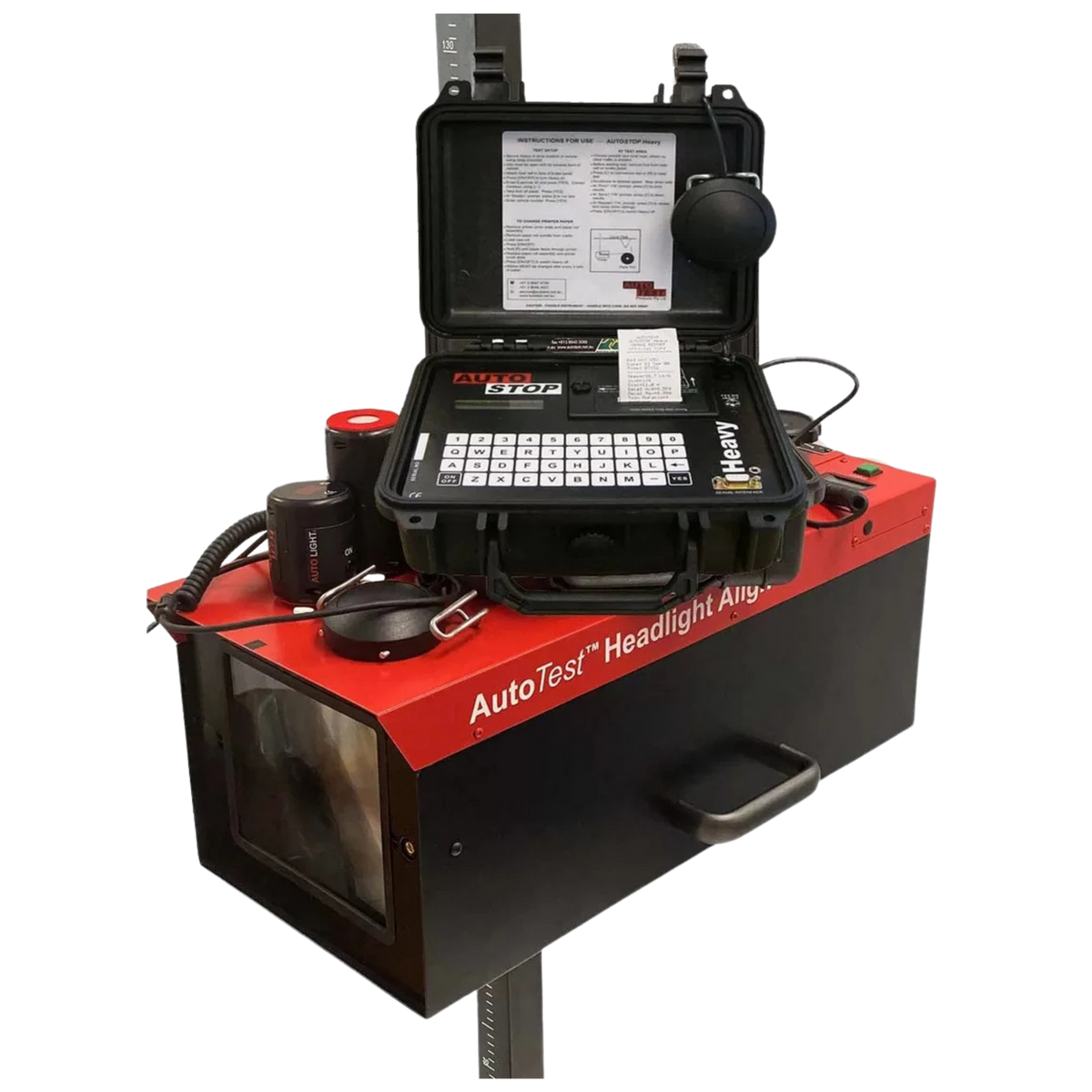 Ultimate Roadworthy Kit - Heavy Brake Meter + Magnetic Tint Tester + Headlight Aligner Combination