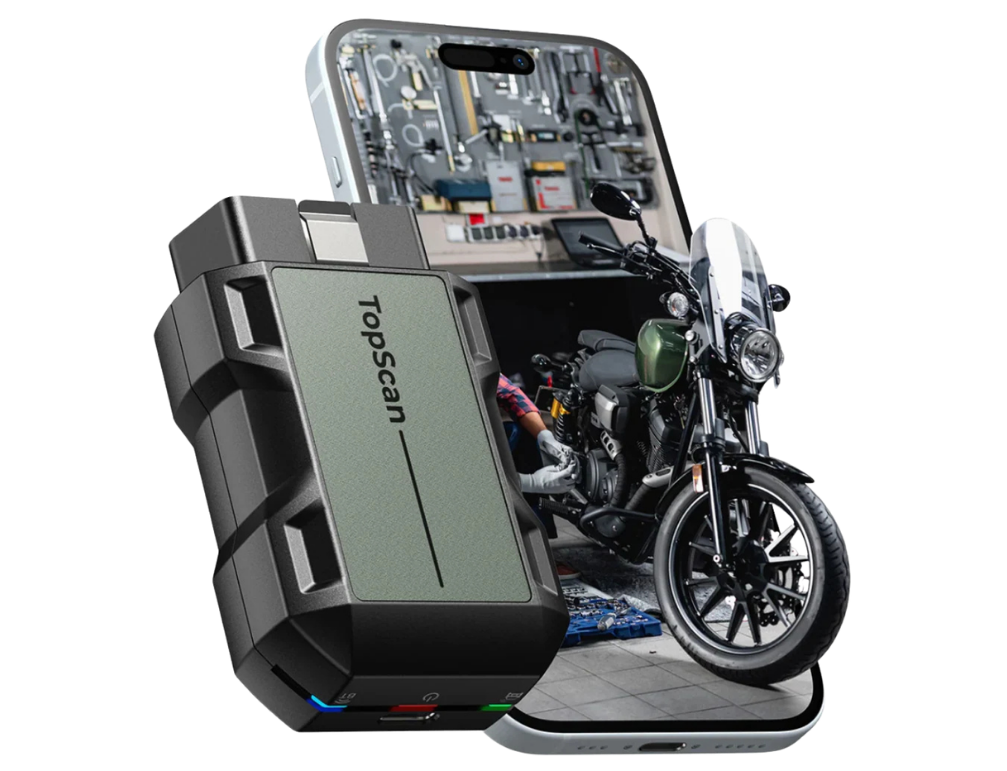 Topdon TopScan Moto Bluetooth Scan Tool for Motorbikes