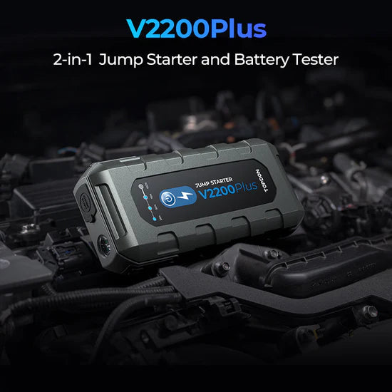 Topdon V2200 PLUS Jump Starter + Battery Tester 2200A