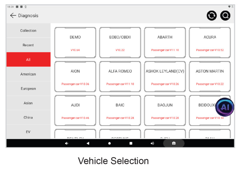 FCAR F9S-G Heavy Duty & Passenger Vehicle Diagnostic Scan Tool