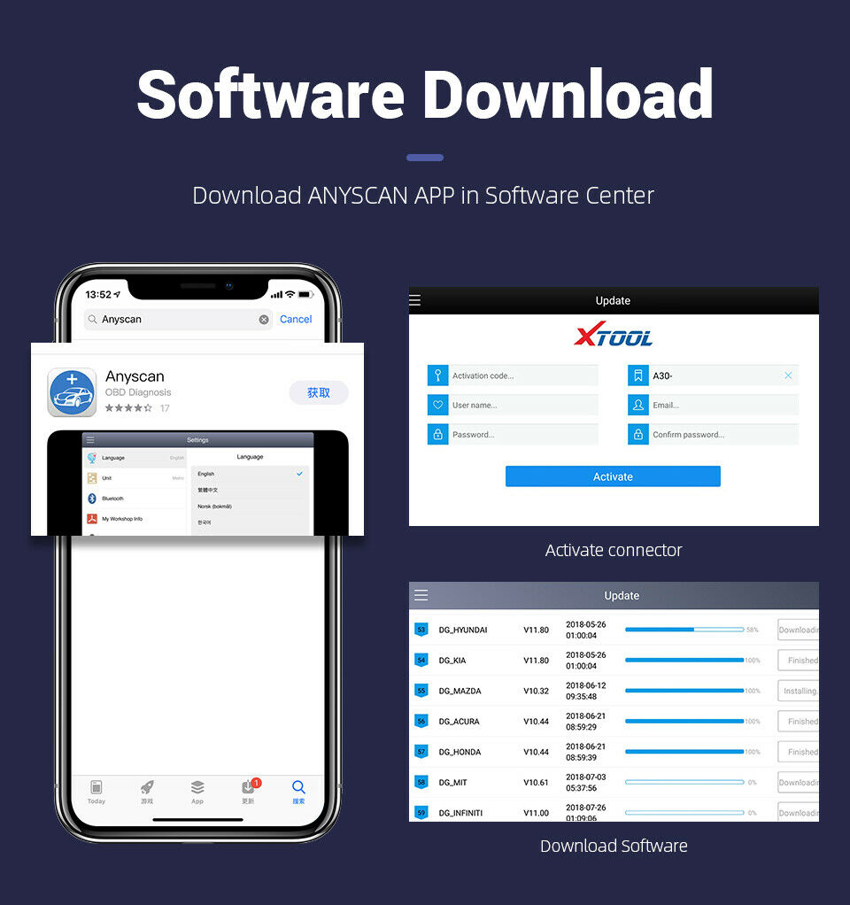 XTOOL A30M software app download