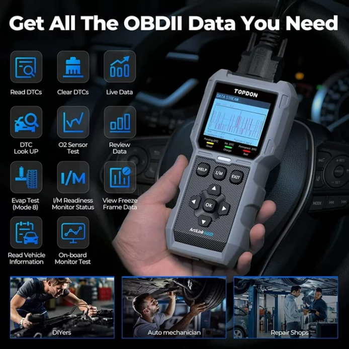 Topdon Artilink500B Diagnostic Scan Tool and Battery Tester