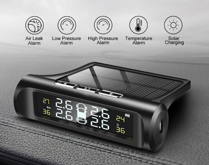 solar powered TPMS features