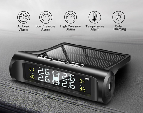 solar powered TPMS features