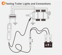 Ancel PB100 trailer lights and connections testing