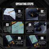 Step-by-step guide for operating AUTOOL AS503 with images and text.