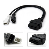 OBD1 2-pin to OBD2 16-pin adapter cable