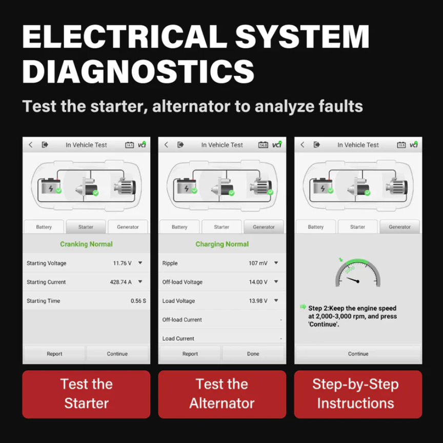 Autel MaxiBAS BT608E Car Battery Tester with Inbuilt Printer