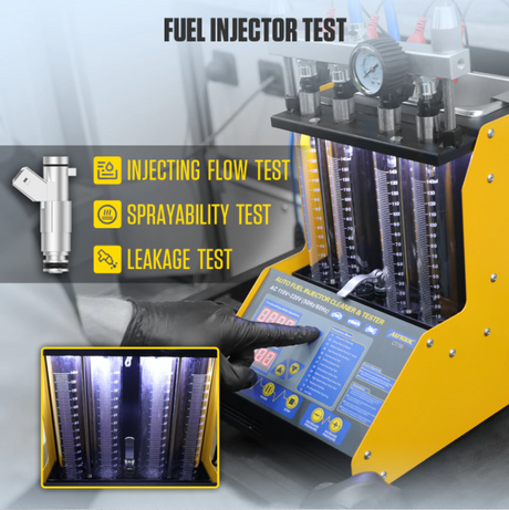 AUTOOL CT150 Ultrasonic Fuel Injector Tester + Cleaner (Petrol) - Premium Diagnostic Equipment