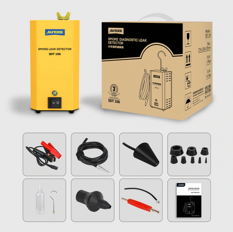 autool smoke machine leak detection system package inclusions