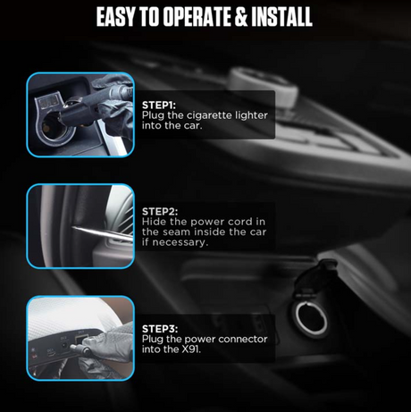 AUTOOL X91 operation steps