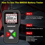 Kingbolen BM550 Vehicle Battery Tester 6-24V