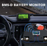 Quicklynks BM5 Bluetooth Battery Monitoring System with HUD
