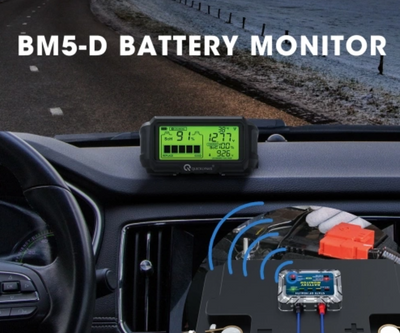 Quicklynks BM5 Bluetooth Battery Monitoring System with HUD