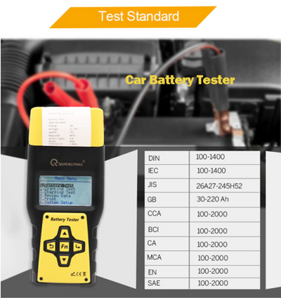 Quicklynks 12/24V Battery Load Tester With Printer 100-2000CCA