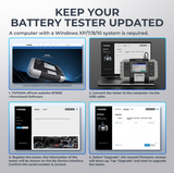 Topdon BT600 Battery Tester with Printer 12/24V