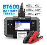 topdon bt600 battrey tester tool for cars and trucks 