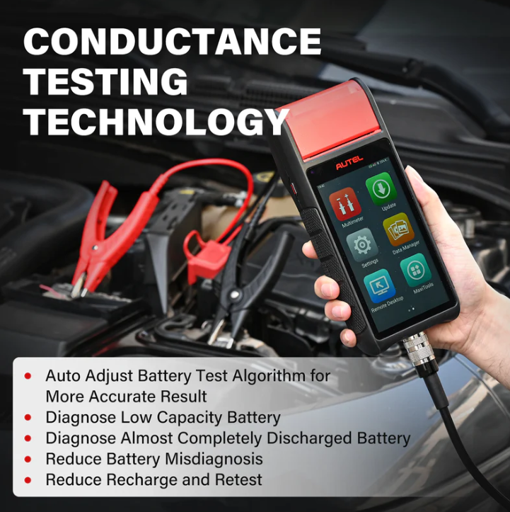 Autel MaxiBAS BT608E Car Battery Tester with Inbuilt Printer