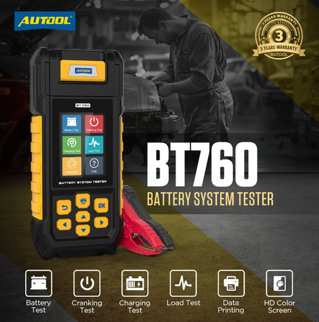 AUTOOL BT760 Battery System Tester